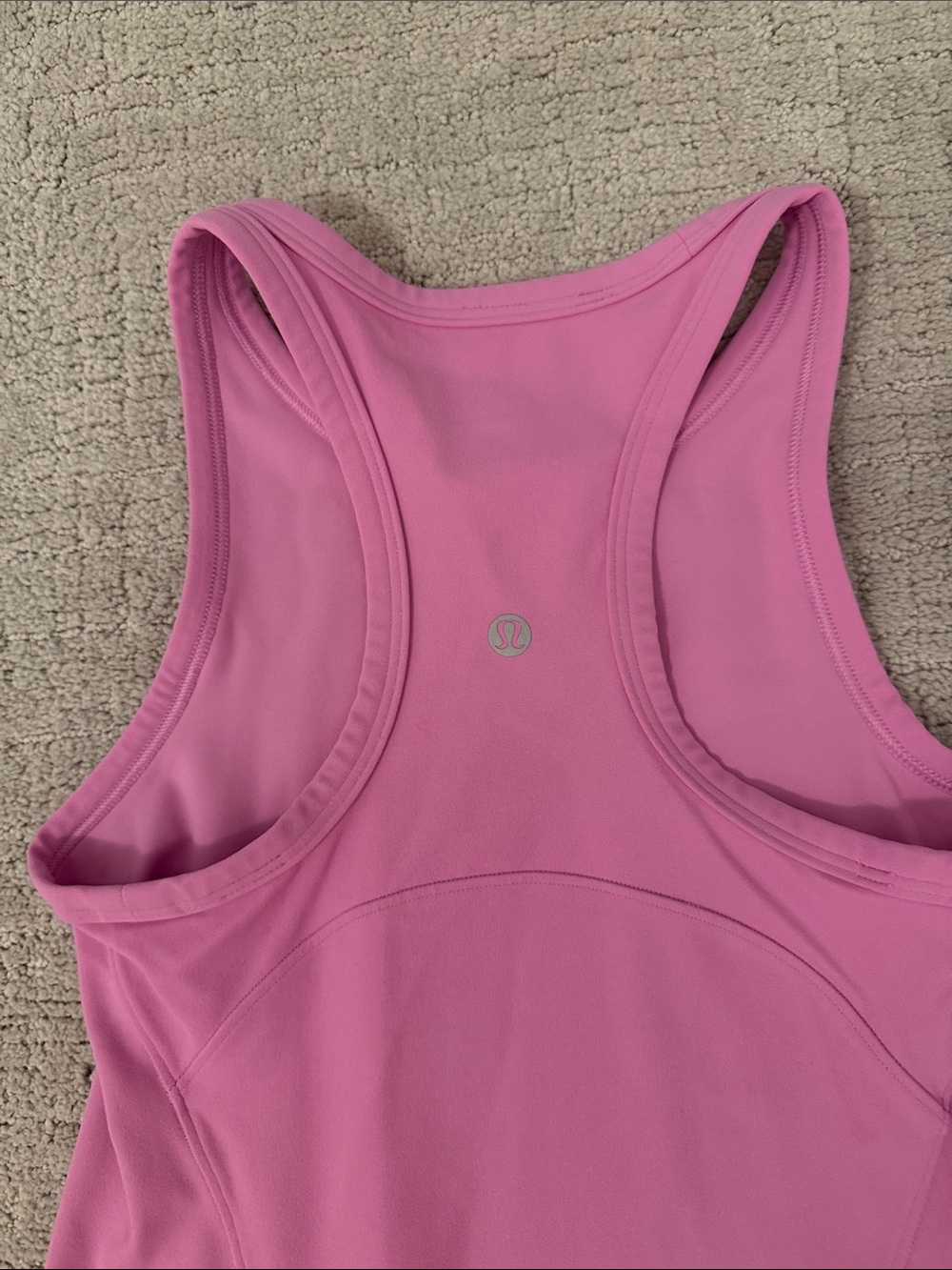 lululemon athletica Girls' Pink Racerback Tank Top - Picture 3 of 5